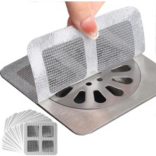 Daisy Home 20 Adet Gider Süzgeci Yapışkanlı Filtre Saç Kıl Tüy Pislik Durdurucu Lavabo Banyo Mutfak Küvet Gider Koruyucu Böcek Haşere Engelleyici