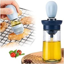 Daisy Home Safestore Cam Hazneli Şişe Silikon Yağ Sos Yumurta Fırçası Yağlama Fırçası