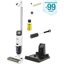 Karcher Kärcher Islak Kuru Zemin Temizleyici Dikey Süpürge Kendi Kendini Temizleyen Istasyonlu Şarjlı Yer Silme Makinesi + Hediye rulo Başlık