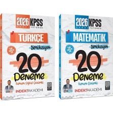 Anla Kazan Yayınları Indeks Akademi 2026 Kpss Türkçe+Matematik Simülasyon 40 Deneme 2 Li Set Indeks Akademi Yayıncılık