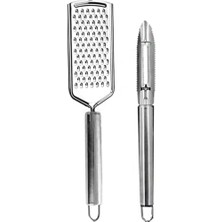 Daisy Home Arsimo 2'li Rende ve Soyacak Seti Paslanmaz | Metal Rende Soyacak Set