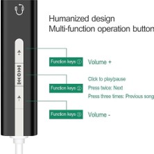 Daisy Home 7.1 USB Harici Ses Kartı 3.5mm Çevirici Dönüştürücü Ses Kartı 5072