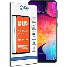 Daisy Home Kzy Iletişim Galaxy A50 ile Uyumlu Tam Kaplayan 21D Temperli Ekran Koruyucu Cam