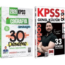 Anla Kazan Yayınları Yargı + Indeks 2026 Kpss Coğrafya 33+30 Deneme 2 Li Set - Engin Eraydın, Alican Demir Yargı + Indeks Akademi Yayınları