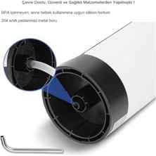 Daisy Home Şarjlı Su Pompası – USB Şarjlı Otomatik Damacana Pompası 304 Paslanmaz Çelik Musluklu, Taşınabilir Su Dağıtıcı