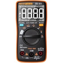 Daisy Home Aneng AN113D Akıllı Otomatik Ölçüm Gerçek-Rms Dijital Multimetre 6000 Direnç Diyot Süreklilik Test C