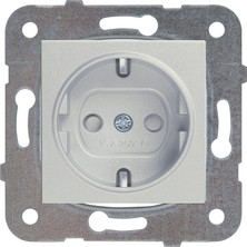 Daisy Home Met Beyaz Top Priz Çarpma Karşıtı Çocuk Korumalı Mekanizma+Düğme Kapak Çabuk Bağlanti