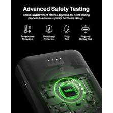 Daisy Home 10000MAH Powerbank, 1 Usb-C Portu ve 2 Usb-A Portu Bulunan 10K Usb-C Taşınabilir Şarj Cihazı,, Galaxy, Airpods, iPad Için 15W'A Kadar Şarj Sağlayan Pil Takımı - Uzay Grisi