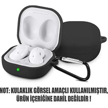 Daisy Home Galaxy Buds 2 Için Kılıf Mat Silikon Siyah [buds 2 ile Uyumlu Kılıf - Siyah]
