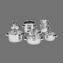 Daisy Home P.cardın Yenı Mars Grı 18PRC Tencere Set