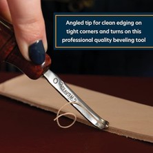 Daisy Home Deri Kenar Düzeltici, Düzgün Bir Bitiş Için Açılı Uçlu Kenar Törpüleyiciler, Kemerler, Kayışlar ve Kendin Yap Projeleri Için Törpüleme Aletleri