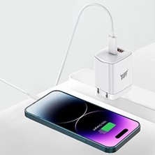 Daisy Home Buff BL69 Type-C To Lightning 3.a 20W 1.2 M Data ve Şarj Kablosu