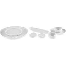 Daisy Home Karaca Olla Porselen 28 Parça 6 Kişilik Kahvaltı/servis Takımı