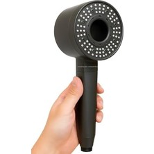 Daisy Home 5 Fonksiyonlu Orta Delikli Yuvarlak Duş Başlığı, Masaj, Yağmurlama, Tazyikli Basınçlı, Su Tasarruflu, Kolay Temizlenebilir, Modern Ergonomik Tasarım, Lüks Banyo Duş Başlığı, Tüm Duş Sistemler