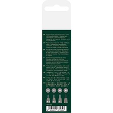 Daisy Home Pen Çizim Kalemi Seti, 4’lü (S, F, M, B Uç), Suya ve Solmaya Dayanıklı, Kalıcı Mürekkep, Farklı Uç Kalınlıkları