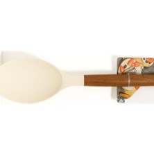 Daisy Home Akasya Saplı Kaşık, Yanmaz, Dayanıklı, Çizilmez ve Kullanışlı Mutfak Kaşığı