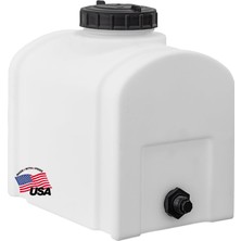 Daisy Home 82123879 Kubbeli Polietilen Rezervuar Su Tankı, Çiftçilik Inşaatı ve Daha Fazlası, 20,5 Litre, Sele