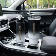 Daisy Home 2’li Matara ve Pipetli Mug Bardak Seti – 900 ml Spor Suluk + 1500 ml Pipetli Termal Mug Bardak, Günlük Kullanım Için Içecek Seti