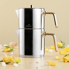 Daisy Home Metalix Midi Çaydanlık Titanyum Gold