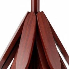 Daisy Home 4'lü Akasya Standlı Ahşap Nihale Seti - Isıya Dayanıklı Katlanır Tencere ve Çaydanlık Altlığı - Doğal Akasya Ağacı Mutfak Sunum Seti