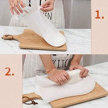 Daisy Home Buffer Büyük Hamur Torbası Silikon Şeffaf Hamur Yoğurma Torbası Ekmek Makarna Mantı Hamuru Kolay Yoğurma