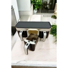 Daisy Home Evle Stantlı Fayansa Yapışabilen 3'lü Baharatlık Seti,