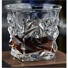 Daisy Home 1 Adet Şeffaf Premium Irlanda Tasarımı Viski Bardağı Kokteyl ve Burbon Bardak