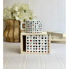 Daisy Home Giftmoda Seni Tüm Kalbimle Seviyorum Tasarımlı Kutulu Kupa