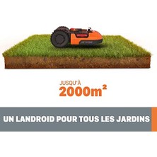 Daisy Home WR155E 20V 5.0AH 22CM Landroıd Tam Otonom Kömürsüz Çim Biçme Robotu