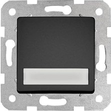 Daisy Home Life Gece Siyahı Işıklı Etiketli Zil 24V Çabuk Bağlantı Mekanizma ve Düğme