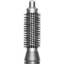 Dyson Yuvarlak Küçük Hacimlendirici Fırça (Koyu Metalik Gri/parlak Nikel)