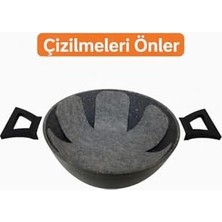 Daisy Home 3’lü Keçe Tava Tencere Koruyucu – Çizilme Önleyici Ayırıcı Keçe Seti | Dolap Içi Düzenleyici (Gri)