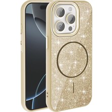 Daisy Home 15 Pro Max Için ile Uyumlu Kılıf Parlak Simli Shinig Okso Kapak