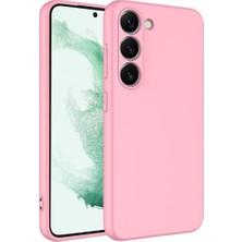 Daisy Home Galaxy S23 ile Uyumlu Kılıf Içi Kadife Lansman Kapak Pembe