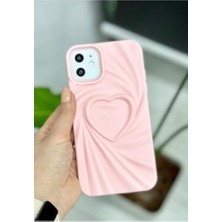 Daisy Home 11 ile Uyumlu 3D Mat Kalp Kabartma Desenli Darbe Önleyici Silikon Kılıf