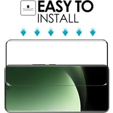 Daisy Home - ile Uyumlu Mi 13 Ultra Ekran Koruyucu Cam Tam Kaplar Oval Kavisli Esnek Polymer Pet