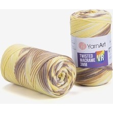 Daisy Home El Örgü Ipi Twısted Macrame 3 mm Vr, 914, 4X250 gr