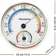 Daisy Home TH-101E Termometre Higrometre Nem Ölçer, Siyah
