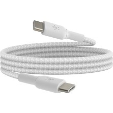 Daisy Home Boostcharge (0.5ft) Braided Usb-C To Usb-C Cable For 16, 16 Pro, 16 Pro Max, 16 Plus, 15, Galaxy S24, S23, NOTE10, 9, 8, iPad Pro & More -