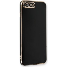 Daisy Home 7 Plus Için Kılıf Olive Plated Siyah [ 7 Plus ile Uyumlu Kılıf - Siyah]