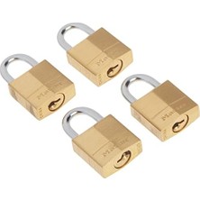 Daisy Home Asma Kilit, Masif Pirinç, 1,9 cm Genişliğinde, 120Q (4 Aynı Anda Kilitlenir)
