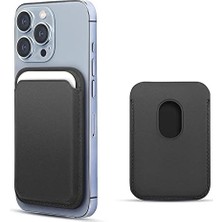 Daisy Home 14 Pro Max Için Kılıf Wallet Magsafe Siyah [ 14 Pro Max ile Uyumlu Kılıf - Siyah]