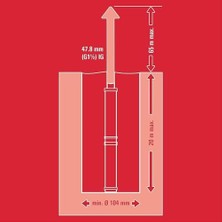 Daisy Home Gc-Dw 1300 N, Derin Kuyu Dalgıç Pompa - 4170944