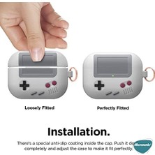 Daisy Home Oppo Enco Air Için Kılıf Figürlü Silikon Crtn-Fgr-Shba [enco Air ile Uyumlu Kılıf - Kavuniçi]