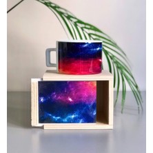 Daisy Home Giftmoda Space Tasarımlı Ahşap Kutulu Kupa