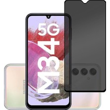 Daisy Home Galaxy M34 5g Ile Uyumlu Tam Kaplayan Hayalet Mat Seramik Parmak Izi Yapmaz Ekran Koruyucu