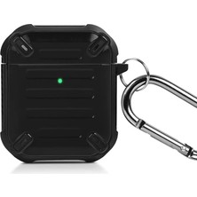 Daisy Home Airpods Armor Kılıfı, Siyah