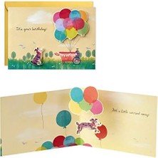Daisy Home Wonder Pop Up Birthday Card Çeşitleri (Envelopeli 5 Kart)
