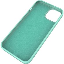 Daisy Home 14 Plus ile Uyumlu Kılıf Silikon Mara Lansman Içi ve Dışı Mat Yüzey Tasarım Kılıf 14 Plus ile Uyumlu Kamera Koruma Çıkıntılı Koyu Yeşil Renk