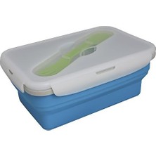 Daisy Home Eco Vessel Smashbox Çift Hazneli Katlanır Tabak, Mavi